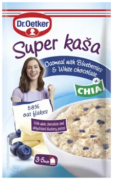 Dr. Oetker Super kaša bijela čokolada borovnica