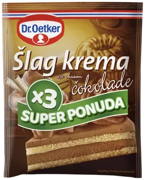 Dr. Oetker Šlag krema s okusom čokolade