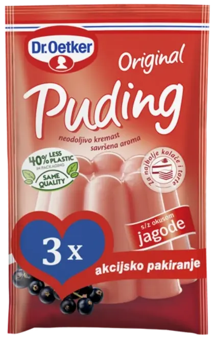 Dr. Oetker Puding jagoda x3