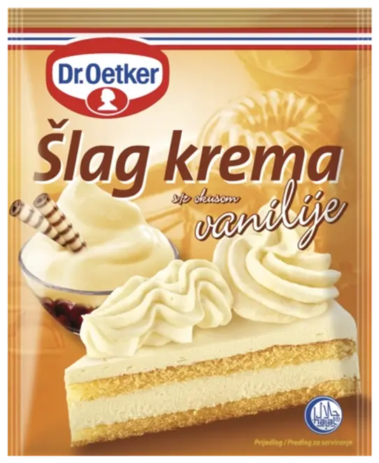Dr. Oetker Šlag krema s okusom vanilije
