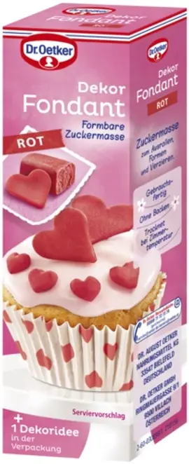 Dr. Oetker Fondant Dekor crveni