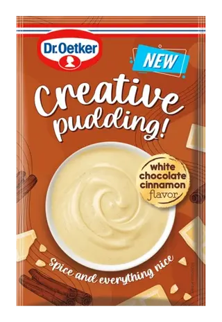 Creative puding bijela čokolada cimet