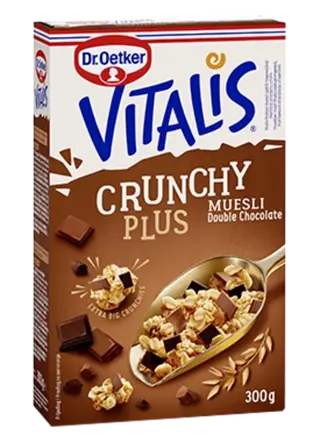 Dr. Oetker Vitalis Crunchy Plus Dupla Čokolada