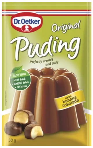 Dr. Oetker Original puding čokolada-banana