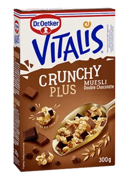 Dr. Oetker Vitalis Crunchy Plus Dupla Čokolada