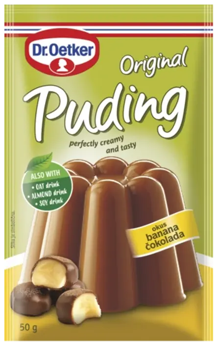 Dr. Oetker Original puding čokolada-banana