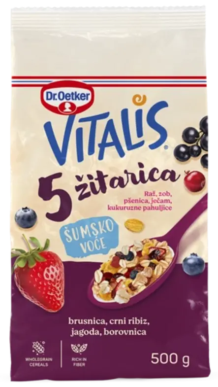 Dr. Oetker Vitalis 5 žitarica - šumsko voće