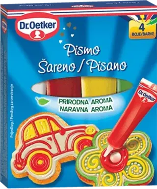 Dr. Oetker Šareno pismo za kolače (bijela boja)