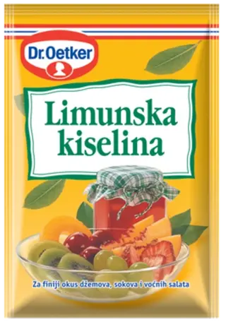 Dr. Oetker Limunske kiseline (oko 1/2 vrećice)