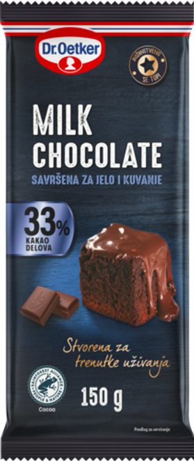 Dr. Oetker Dr. Oetker mliječna čokolada za kuhanje