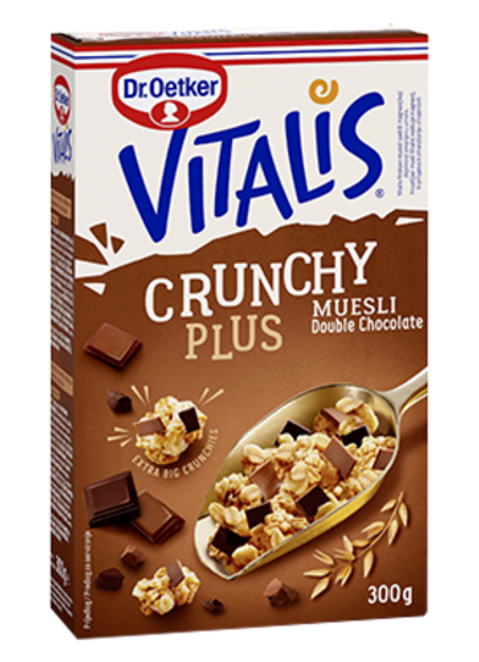 Dr. Oetker Vitalis Crunchy Plus Dupla čokolada