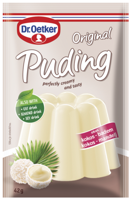 Dr. Oetker Original puding kokos-badem x3