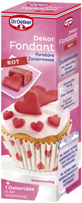 Dr. Oetker Fondant Dekor crveni