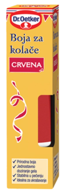 Dr. Oetker Crvena boja za kolače