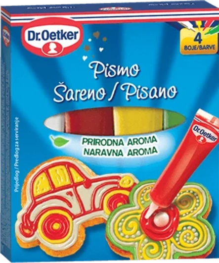 Dr. Oetker Šareno pismo za kolače (bijela boja)