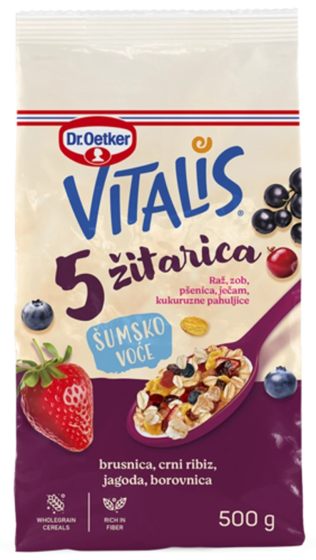 Dr. Oetker Vitalis 5 žitarica - šumsko voće
