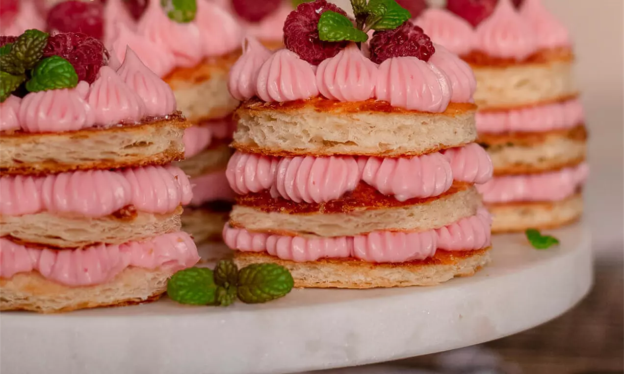 Lisnate tortice sa malinama