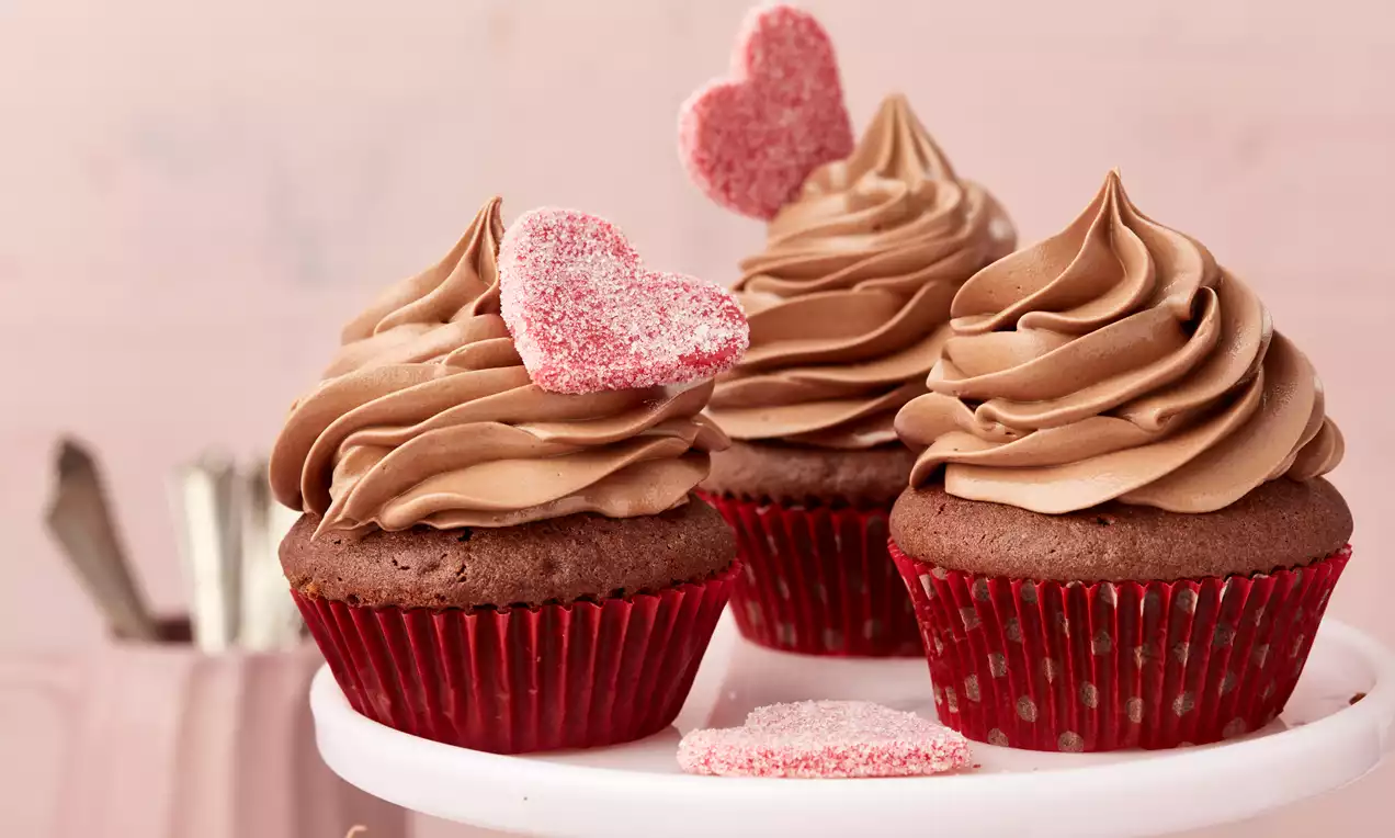 Čokoladni cupcake za Valentinovo
